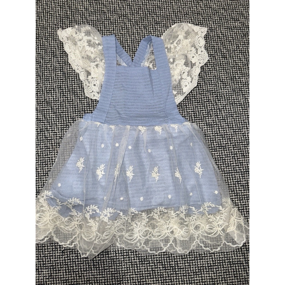 NEW Toddler Baby Blue Lace Dress - Size 2T